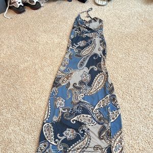 Very sexy boo-boo maxi dress cross cross on back